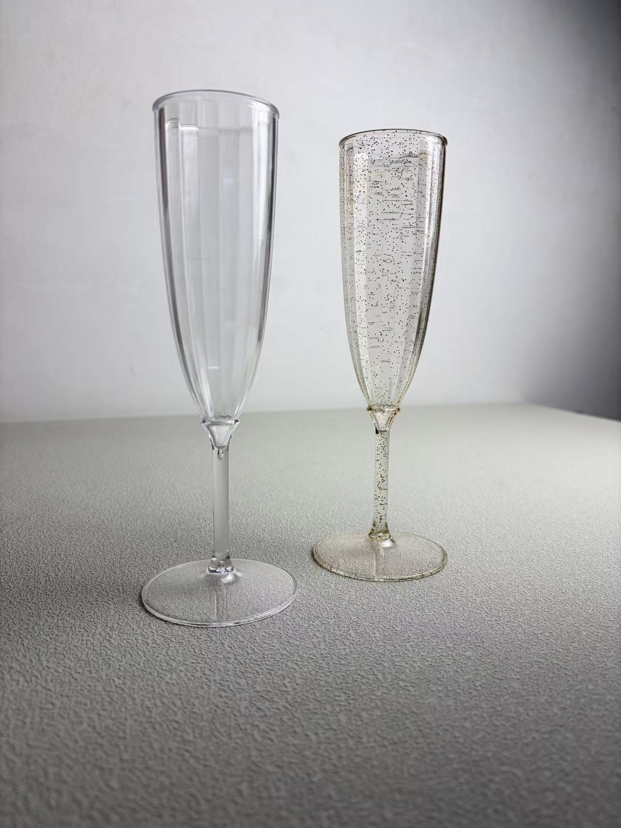 Crystal Champagne Flutes Clear
