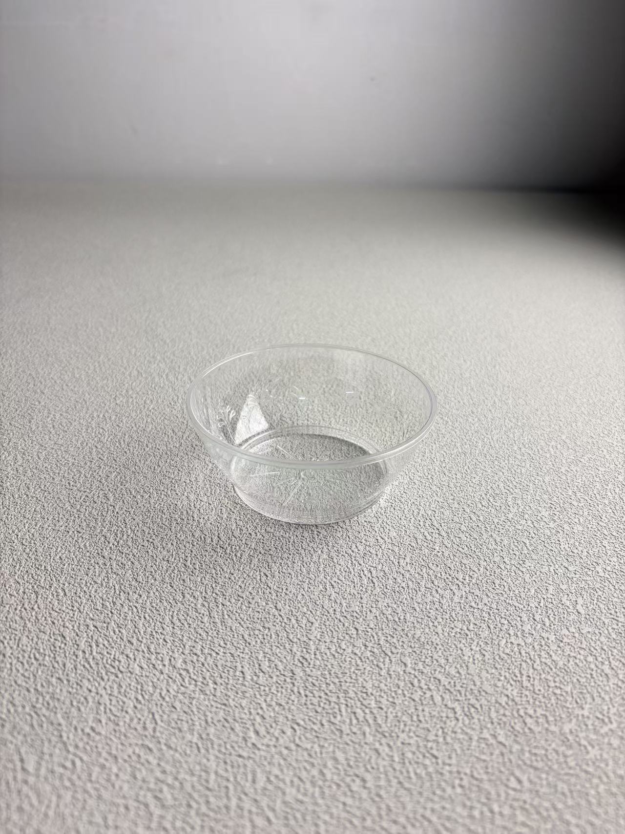 Saucing Bowl Clear Carving 6oz