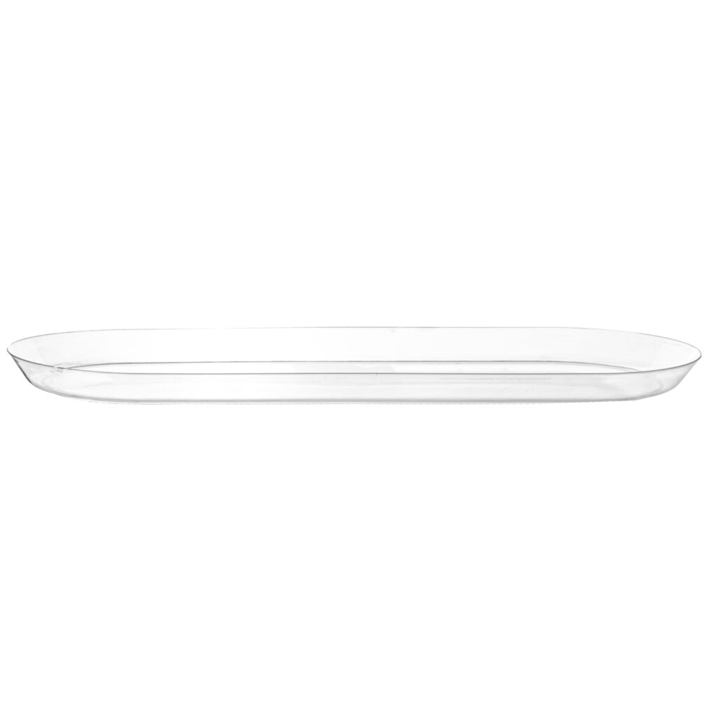Clear Oval Tray