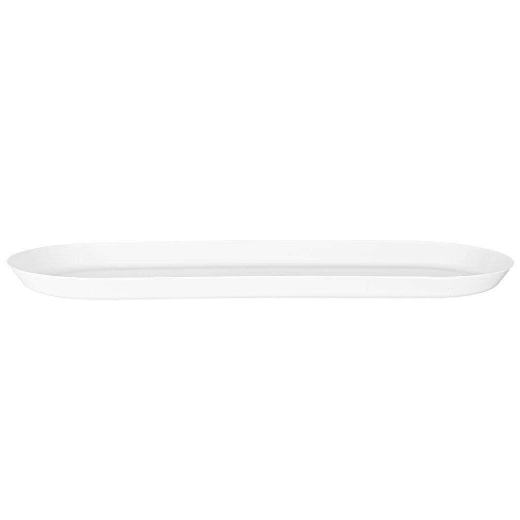 White Oval Tray